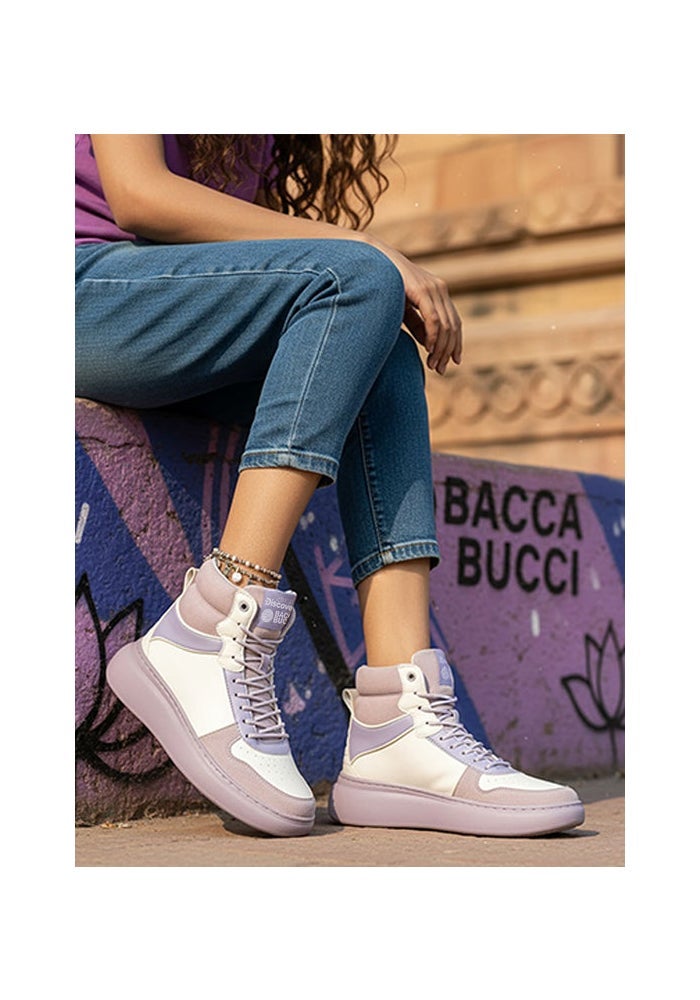 Bacca Bucci Discovery Noir Women’s High-Top Sneakers - Image 5